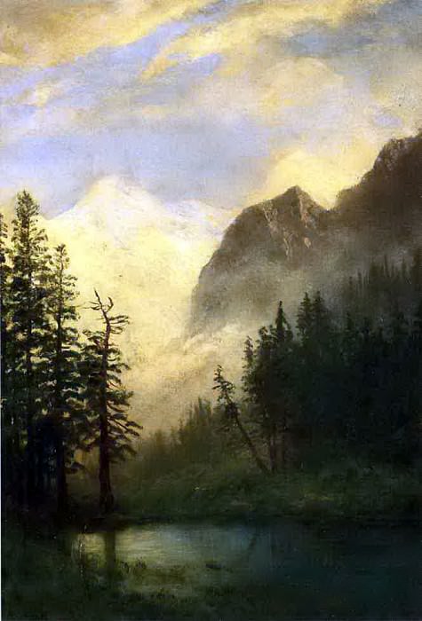 Bierstadt Albert Mountain Landscape, Albert Bierstadt