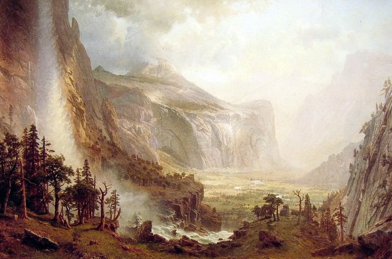 The Domes of the Yosemite, Albert Bierstadt