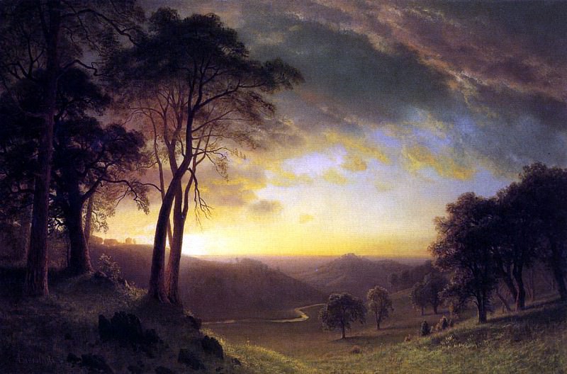 Bierstadt Albert Sacramento River Valley, Albert Bierstadt