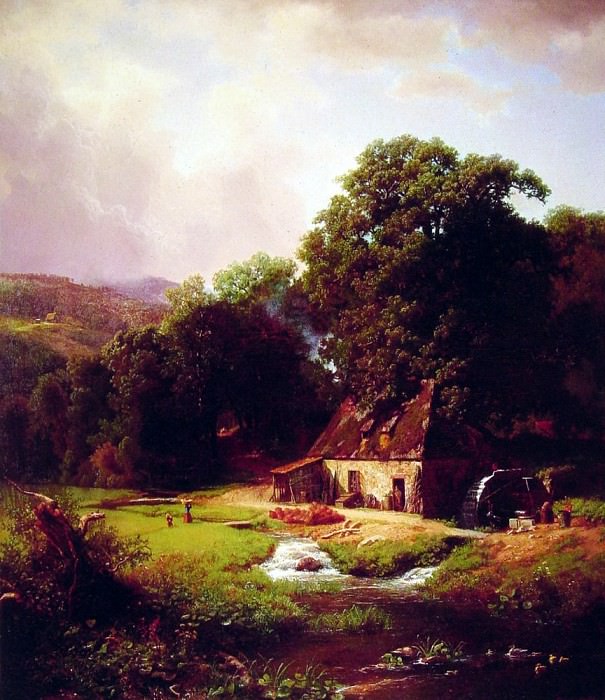 The Old Mill, Albert Bierstadt