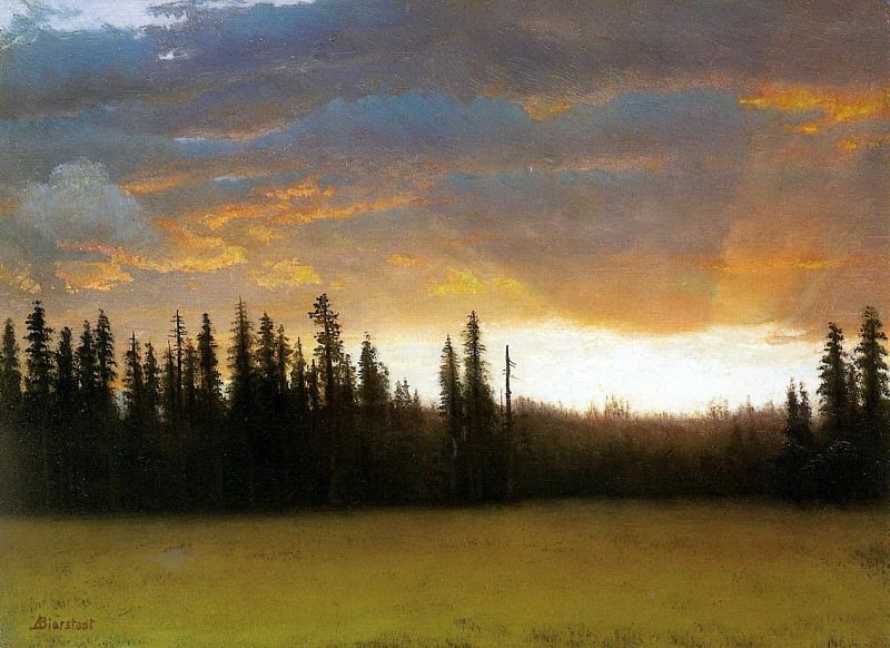 Bierstadt Albert California Sunset, Albert Bierstadt
