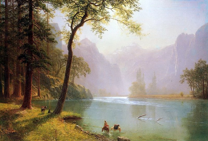 Bierstadt Albert Kern-s River Valley California, Albert Bierstadt