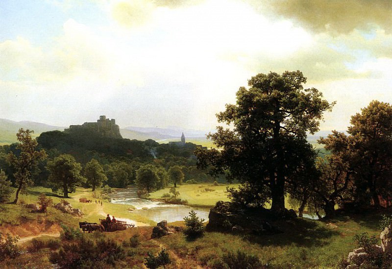 Bierstadt Albert Day-s Beginning, Albert Bierstadt