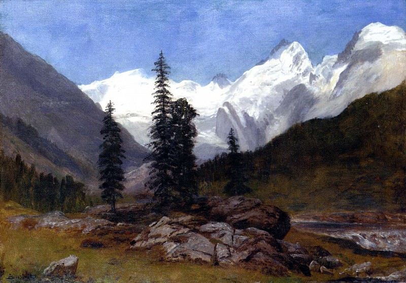 Bierstadt Albert Rocky Mountain, Albert Bierstadt