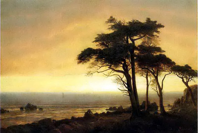 Bierstadt Albert California Coast, Albert Bierstadt