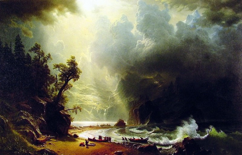 Pugest Sount on the Pacific Coast, Albert Bierstadt