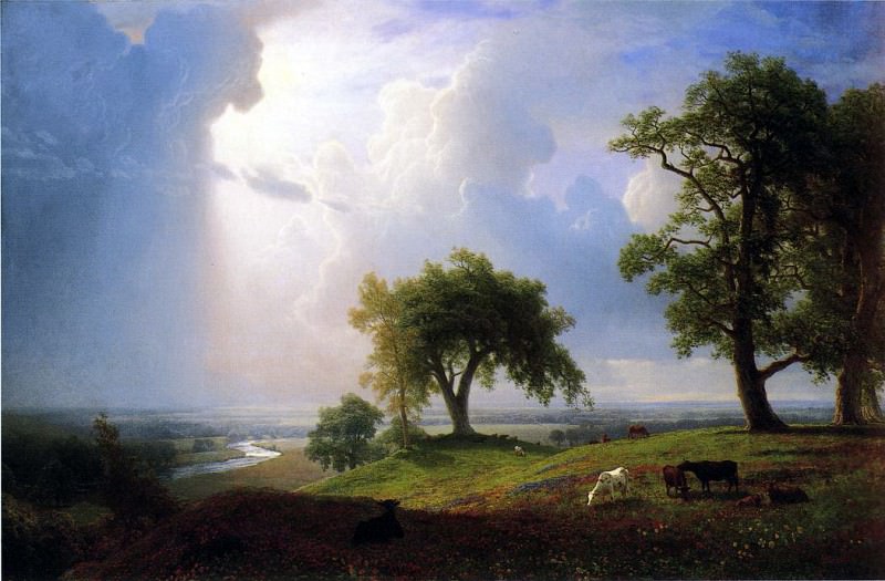 Bierstadt Albert California Spring, Albert Bierstadt