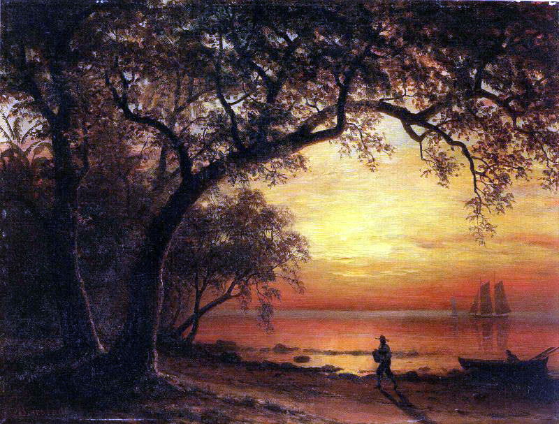 Bierstadt Albert Island of New Providence, Albert Bierstadt