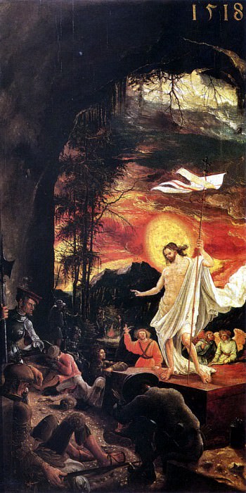 Альбрехт Альтдорфер – Воскресение Христа, 1513, Немецкие художники