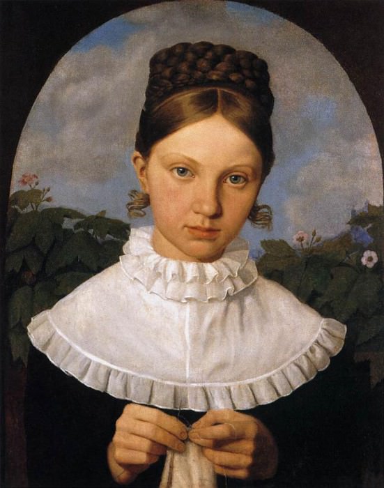 HESS Heinrich Maria von Portrait Of Fanny Gail, German artists