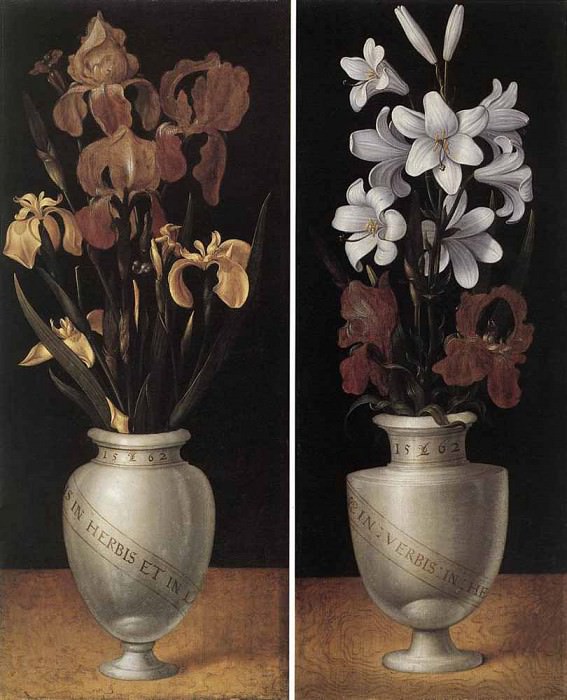 RING Ludger tom the Younger Vases Of Flowers, German artists