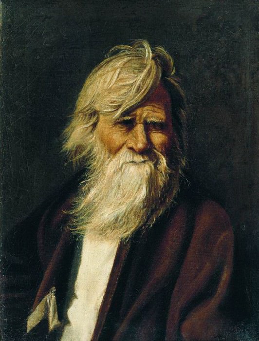 Portrait of an old man, Vasily Maksimov