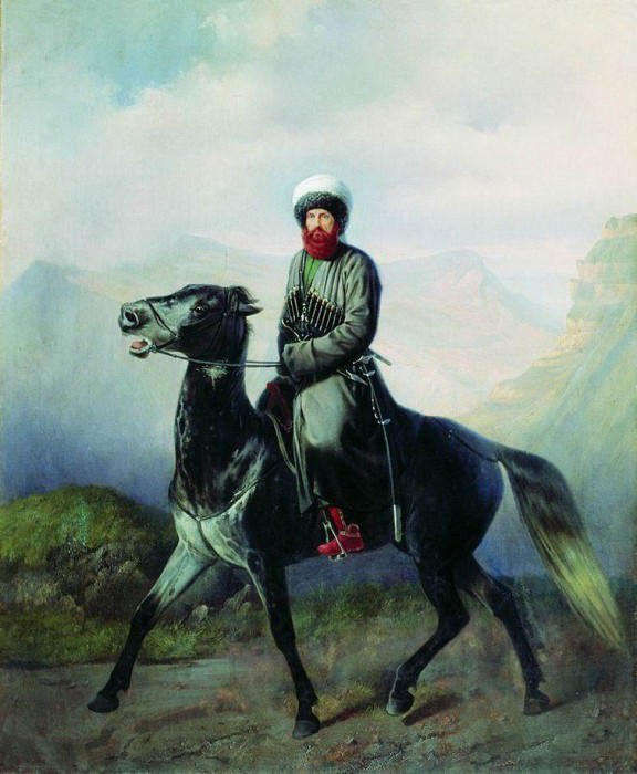 Portrait of Shamil, Nikolay Sverchkov