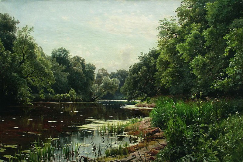 Overgrown pond, Arseny Meshersky