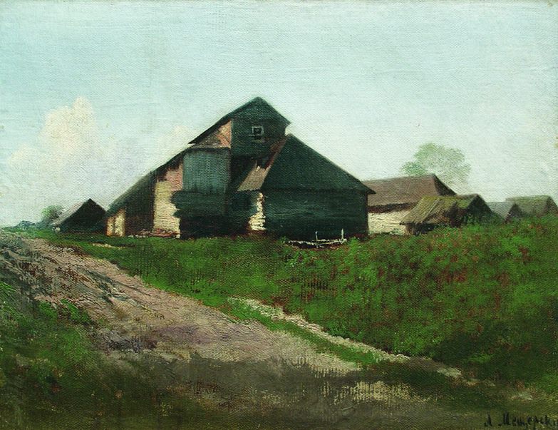 Rural landscape, Arseny Meshersky