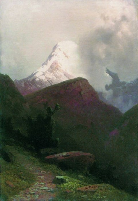 Mountain path, Arseny Meshersky