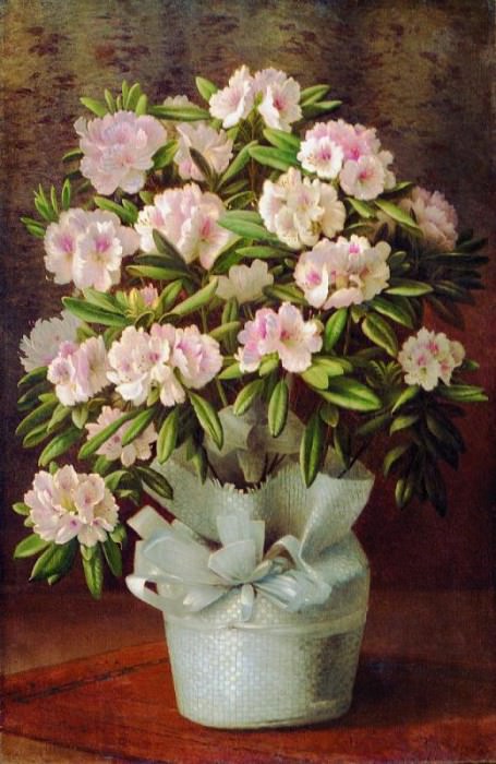 Flowers in a basket, Gavriil Kondratenko