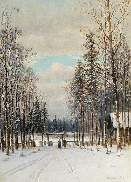Winter At the outskirts, Gavriil Kondratenko