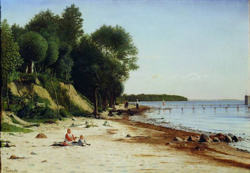 Beach Oil on canvas, Gavriil Kondratenko