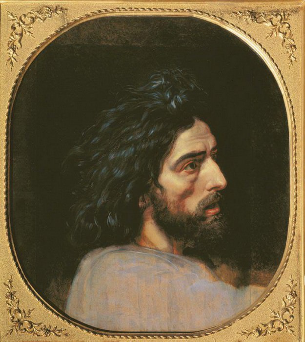 Head of John the Baptist, study for The Appearance of Christ before the People