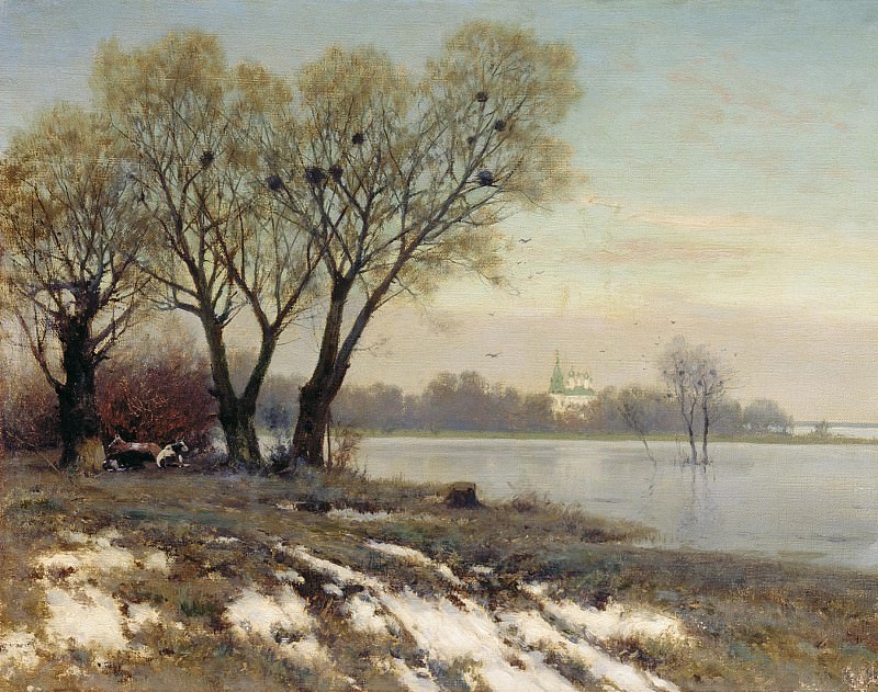 Early spring, Konstantin Kryzhitsky