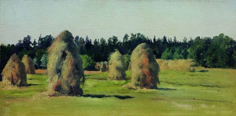 Heaps of hay, Konstantin Kryzhitsky