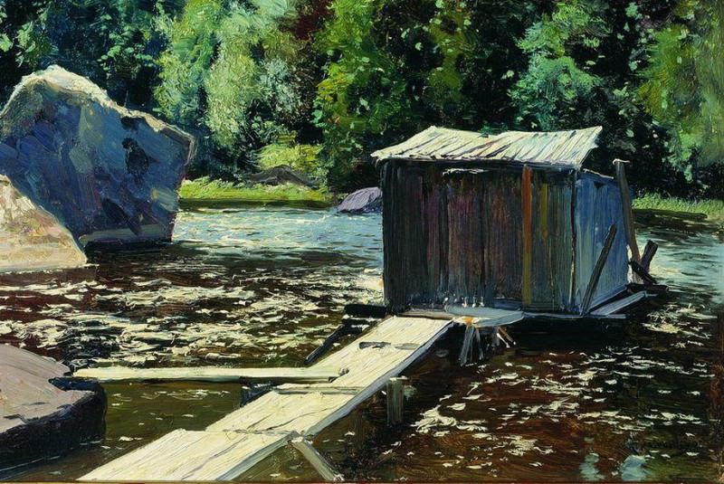 In the bath ., Konstantin Kryzhitsky
