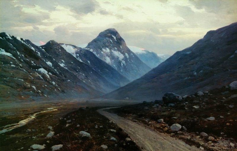 Дорога в горах, Константин Крыжицкий