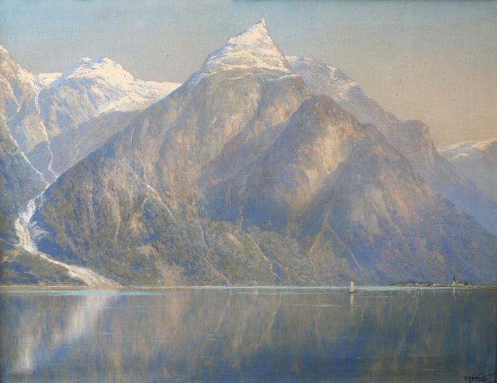 Norwegian fiord, Konstantin Kryzhitsky