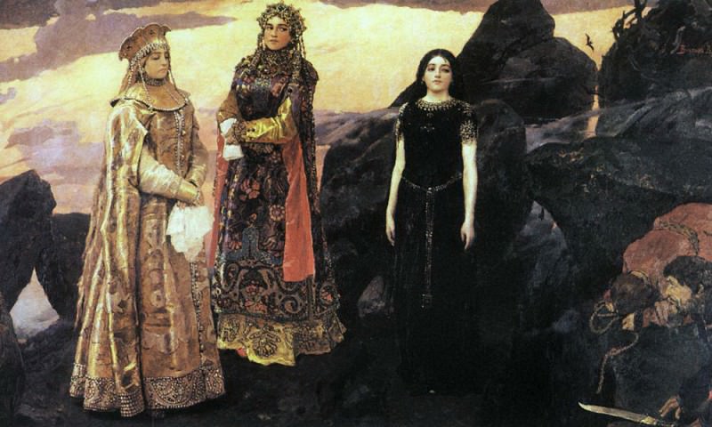 Три царевны подземного царства, Виктор Михайлович Васнецов