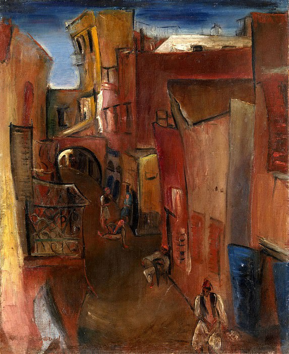 View of a Moroccan street, Boris Grigoriev