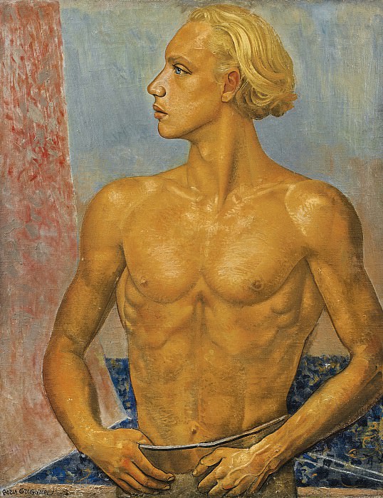Портрет сына художника, Борис Дмитриевич Григорьев