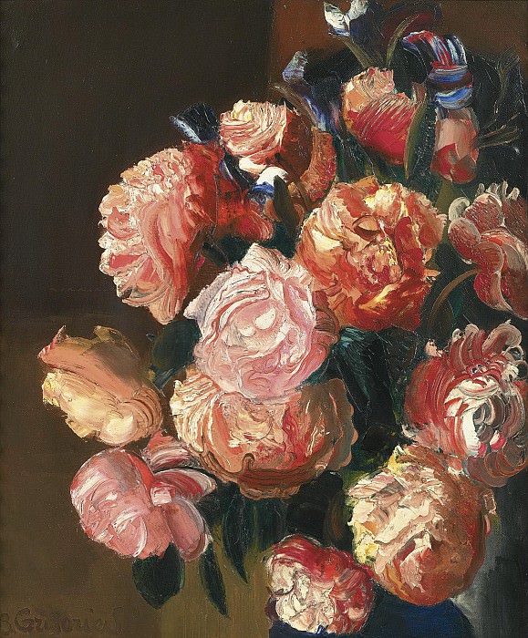 Bouquet of flowers, Boris Grigoriev