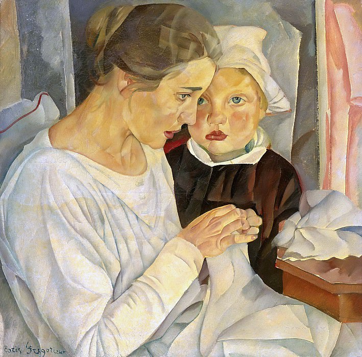 Mother And Child, Boris Grigoriev