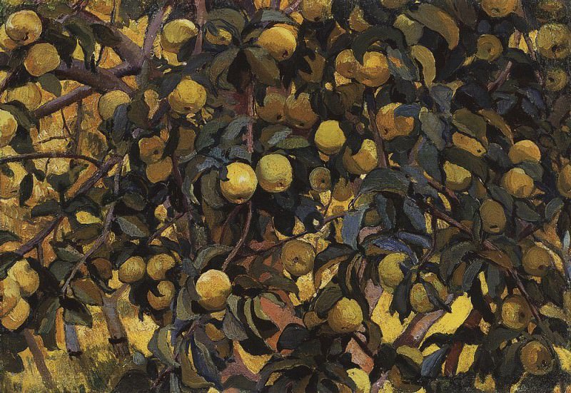 Apples on branches, Zinaida Serebryakova
