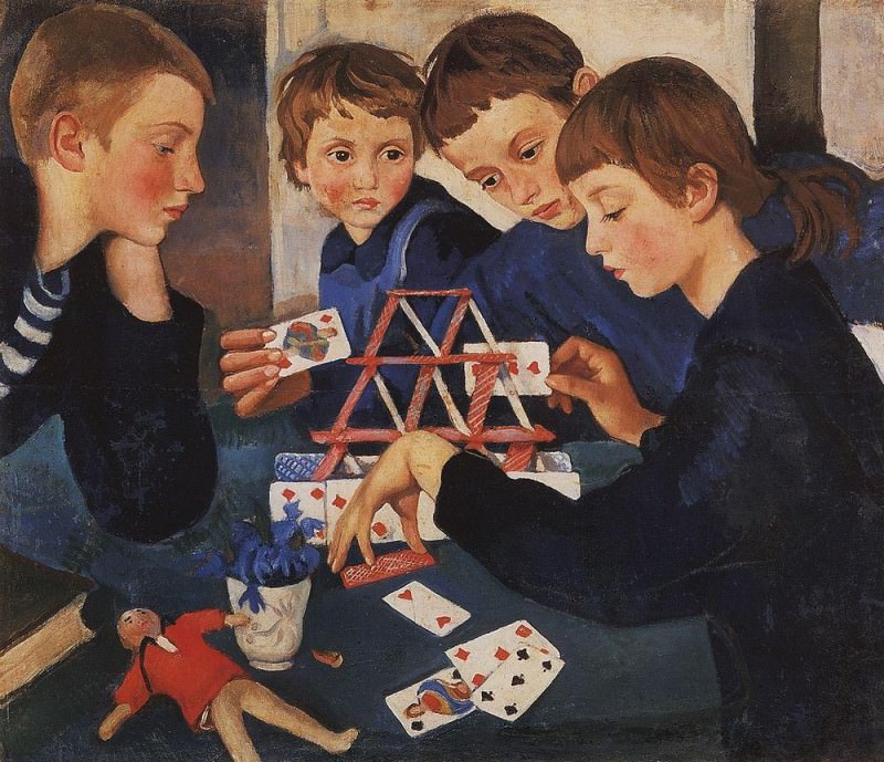 The house of cards, Zinaida Serebryakova