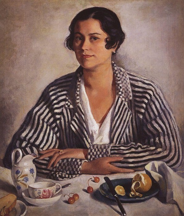 Портрет М. А. Тройницкой, Зинаида Евгеньевна Серебрякова