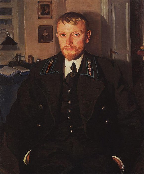Portrait of B. A. Serebriakov, Zinaida Serebryakova