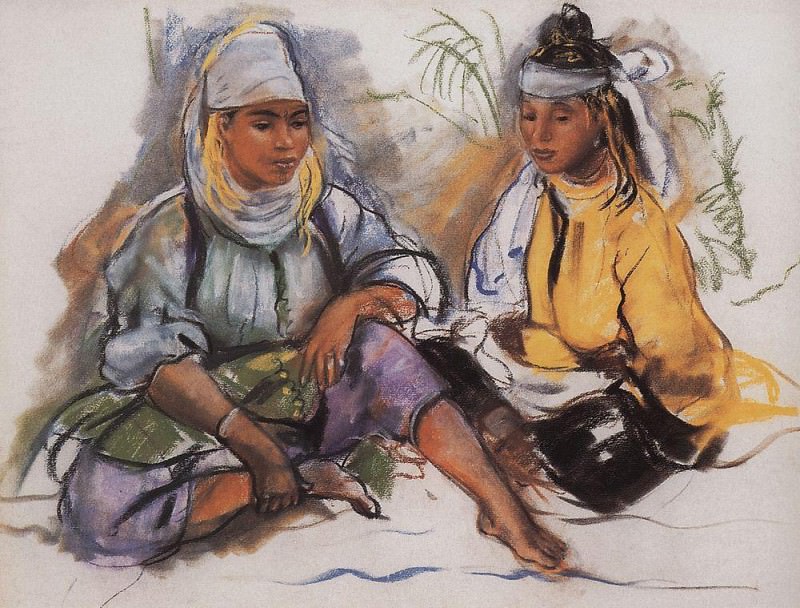 Two Moroccan women, Zinaida Serebryakova