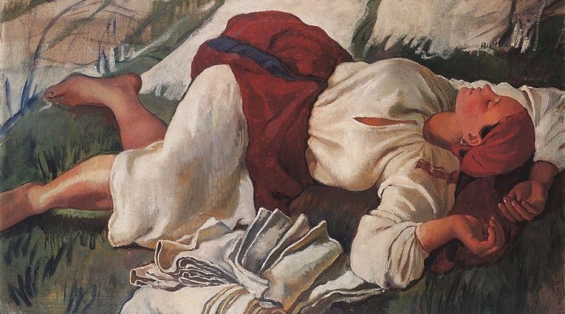 Sleeping peasant woman, Zinaida Serebryakova
