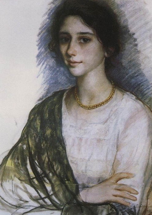 The portrait of a woman, Zinaida Serebryakova