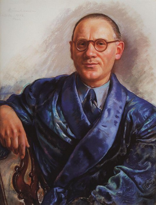 Portrait of A. A. Popov, Zinaida Serebryakova