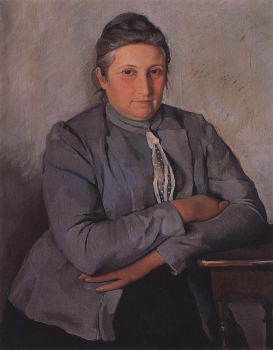 Portrait of E. N. Lancere, the mother of the painter, Zinaida Serebryakova
