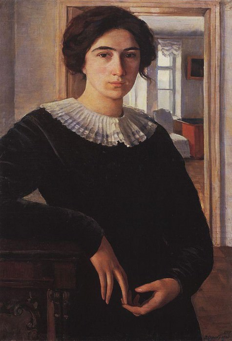 Portrait of E. K. Lansere, Zinaida Serebryakova