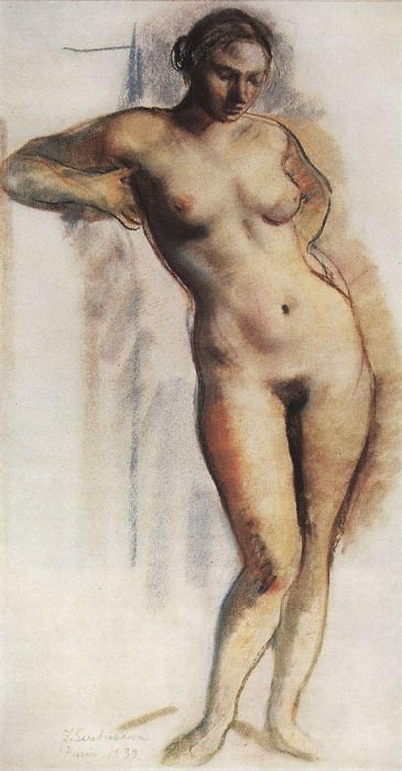 Standing Nude, Zinaida Serebryakova
