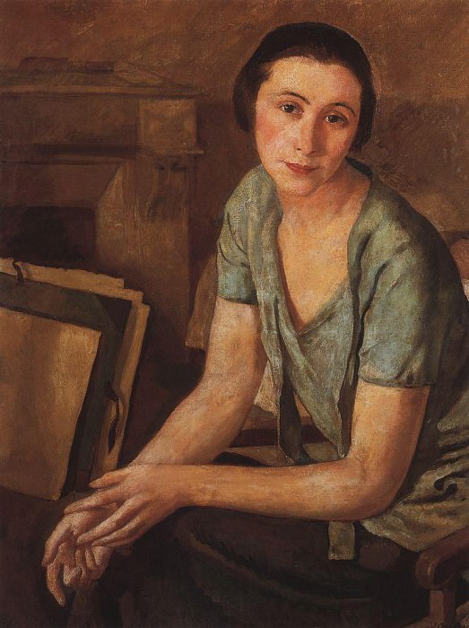 Portrait of S. N. Andronikova-Halpern, Zinaida Serebryakova