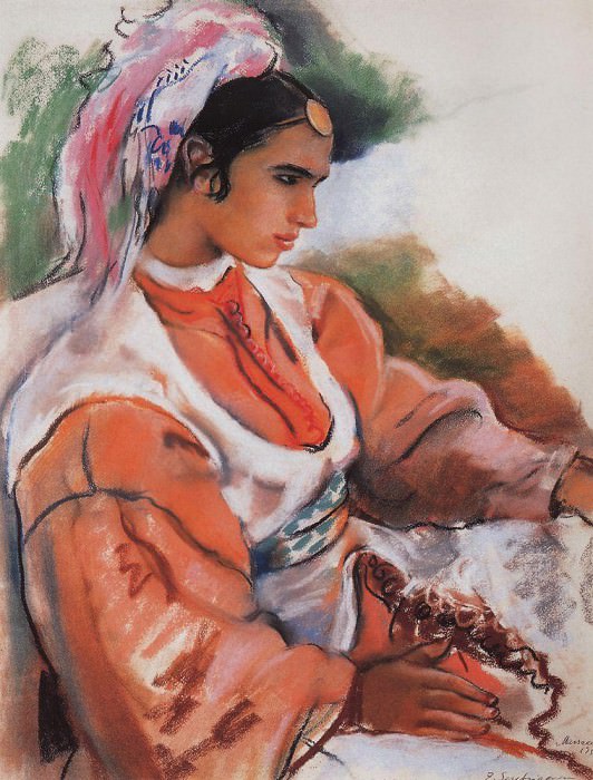 Молодая марокканка, Зинаида Евгеньевна Серебрякова
