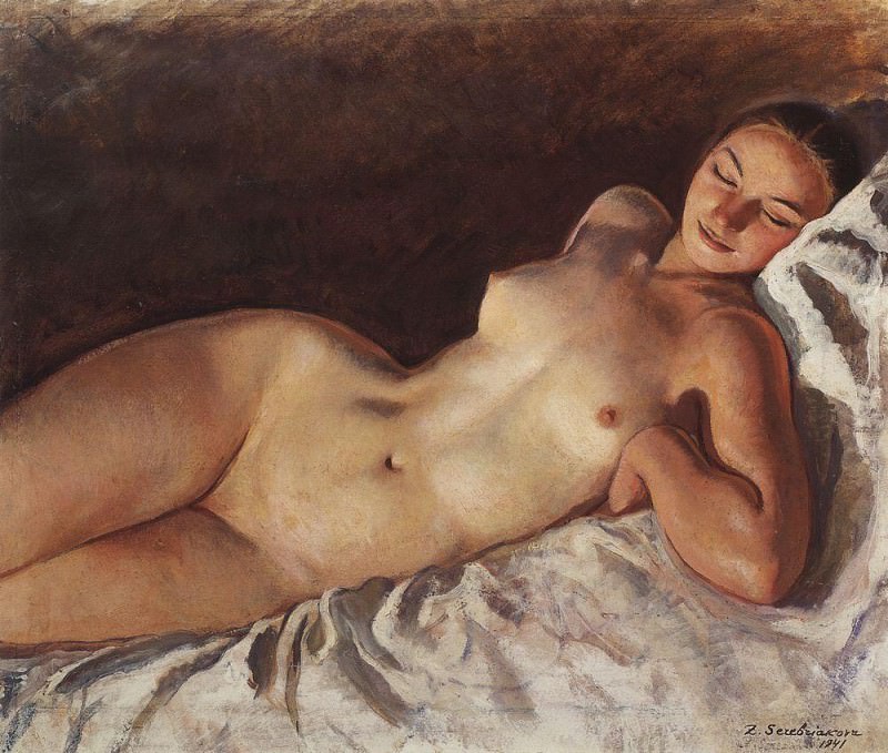 Sleeping model, Zinaida Serebryakova