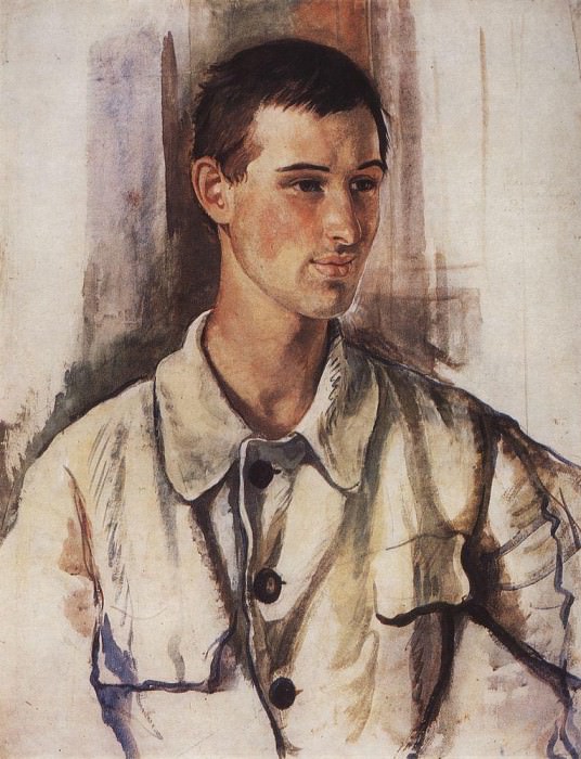 Portrait of V. M. Dukelsky, Zinaida Serebryakova