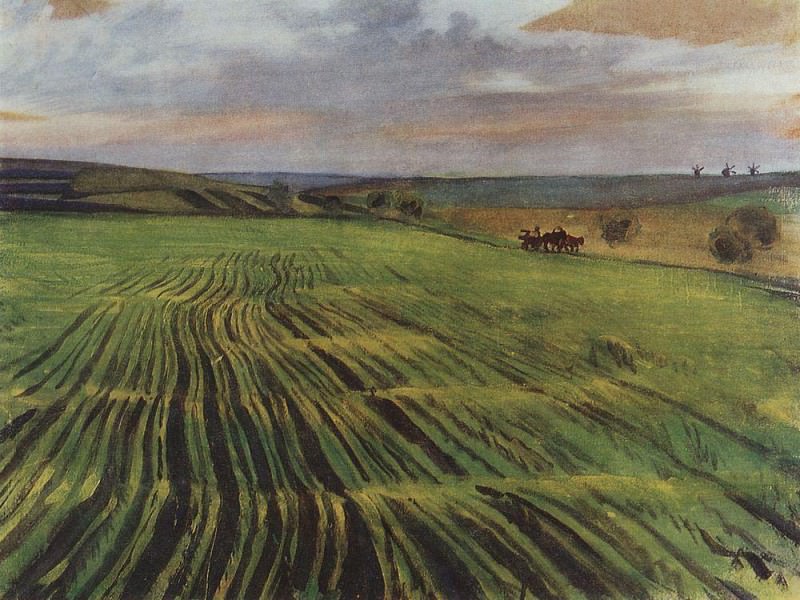 Winter crops, Zinaida Serebryakova